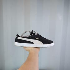 UK 8.5 - PUMA Suede Vintage Made In Italy 1968 Black Mens Trainers Shoes 380767