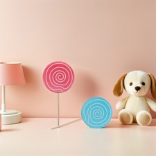  3pcs Big Lollipop Props