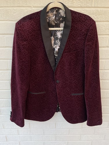Next mens jacket 40l purple - mens,