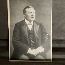 RARE 1906 HENRY BROADHURST LIB-LAB ELECTION PHOTOGRAPHIC CAMPAIGN CARD. See Pics