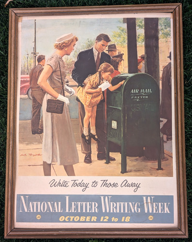 Framed paper poster 1930 - paper, 1930's