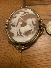 Antique Hand Carved Shell