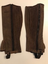 Brown Suede Half Chaps -