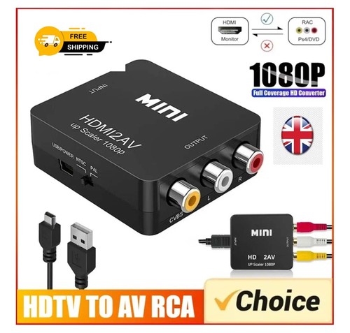 Hdmi av1080p mini adapter - mini,