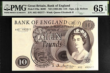 £10 NOTE 376A Hollom B299 PMG