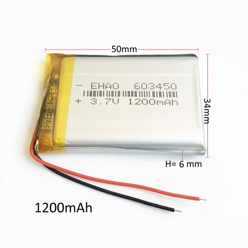 1200mah lipo polymer - 3.7v,