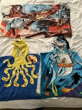 Kids Hooded Surf Swim Swimming Beach Towel Poncho Marvel Children’s 2-4 & 4-6