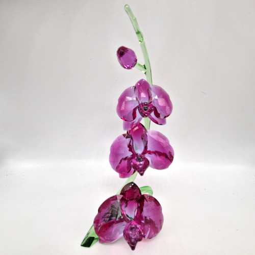 Swarovski orchids fuchsia - orchids, rain