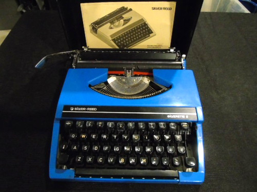 Silver reed typewriter - reed,