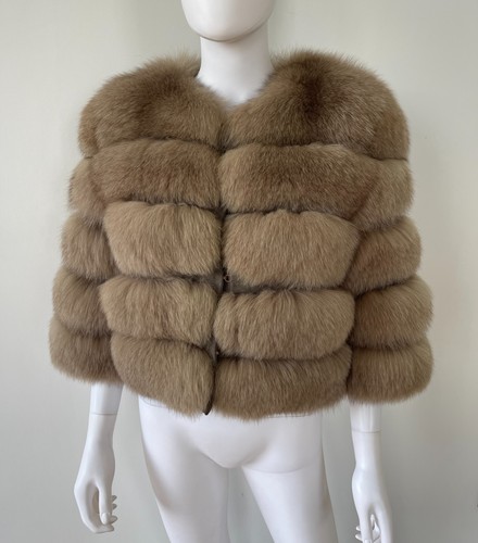 Real natural pale brown fox - real,
