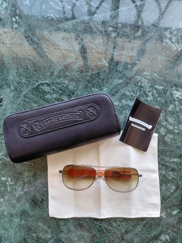 Chrome hearts pilot sunglasses - chrome,