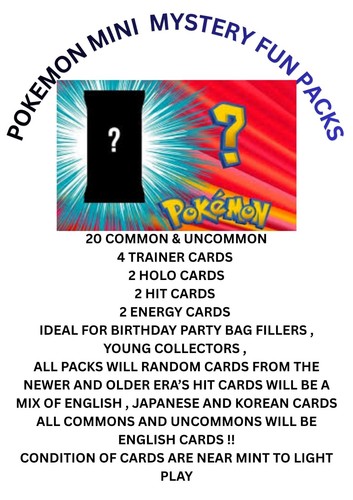 Pokemon mini mystery fun - pokemon,