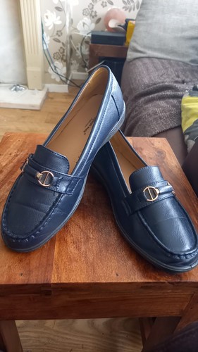 Ladies navy blue - blue, walk