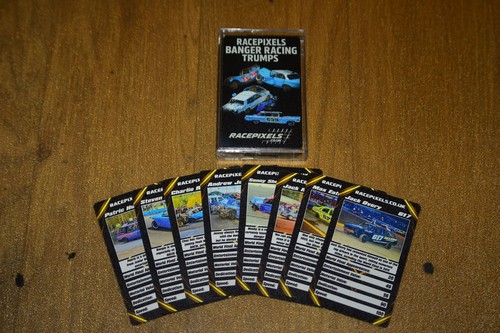 Banger racing trump - cards., new