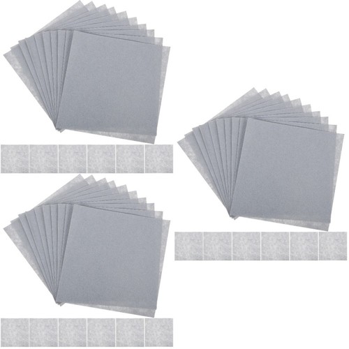 60pcs diy felt sheets - 60pcs, grey