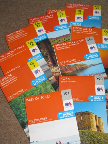 Ordnance survey explorer - survey,