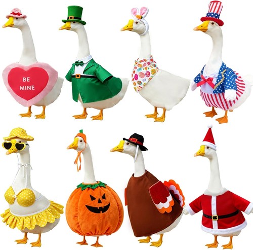 Set holiday porch goose - 8,