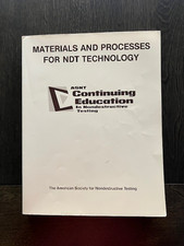 NDT - Materials and Processes