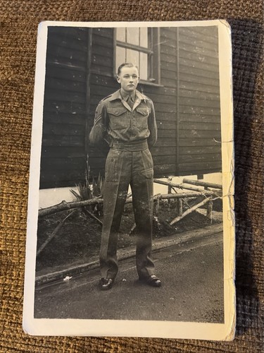Wwii rppc army corporal - wwii,