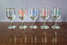 Set of 5 Vintage Midcentury