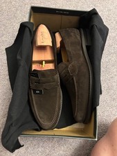 Loake Men's Loafers 356 Dark Brown Suede Size 9 F BNWT