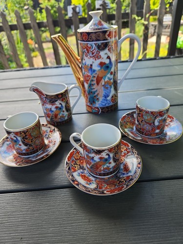 Vintage japanese imari peacock - vintage,