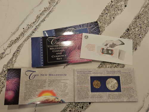 2000 mint millennium - 2000, silver