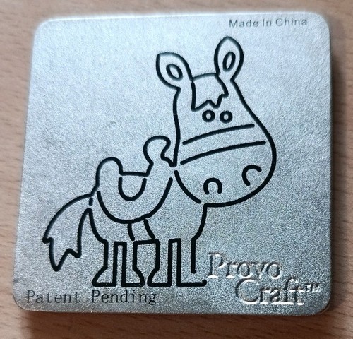 Cuttlebug horse die - by, 2"