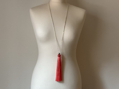 Long coral pink - pink/red, and
