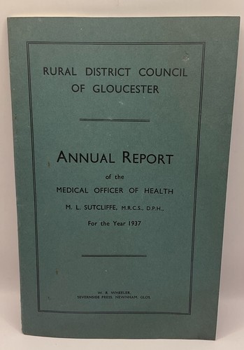 1937 gloucester annual report - 1937,