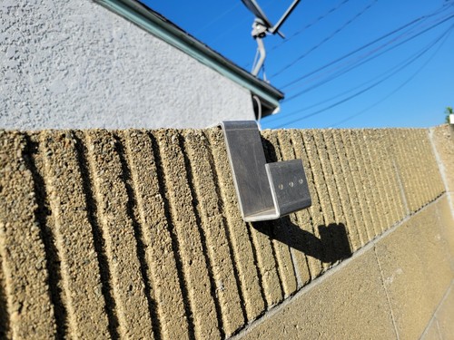 Step ladder wall - step, for