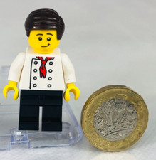 Lego Man Chef Cook Food