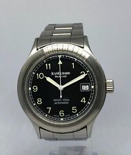 JEAN RICHARD Highlands Automatic Watch. 38mm Case. Black Dial. Rare. Men`s.