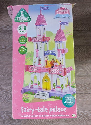 Wood play set castle - set, elc