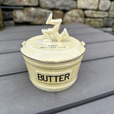 CROWN DEVON Butter Dish Isle