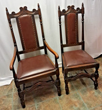 Antique  Pair Of Chairs In