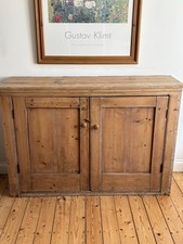 Antique victorian pine linen - victorian,
