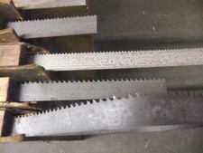 Starrett Bi-metal bandsaw blades. Stock clearance of metal cutting Band saws.