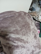 Mauve Velour King Size Duvet