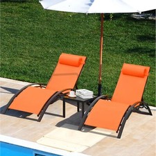 Outdoor Chaise Lounge Chair