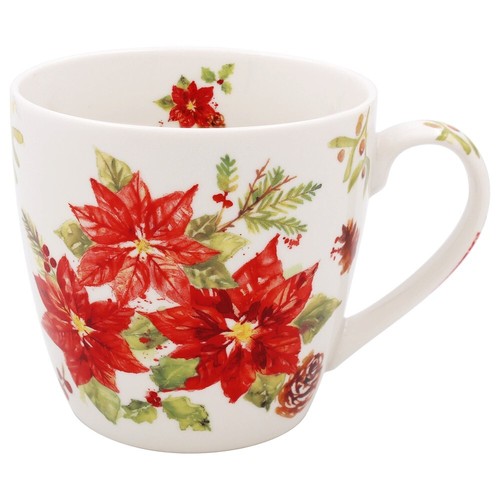 Christmas poinsettia breakfast - christmas,