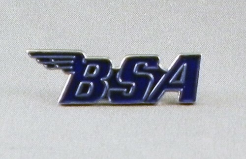 Blue bsa enamel pin badge - blue,