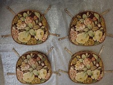 X4 ORIGINAL ERCOL SEAT PADS FOR QUAKER,GOLDSMITH & FLEUR DE LYS DINING CHAIRS.