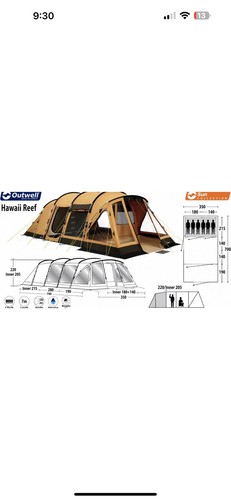 Outwell hawaii reef 5man - reef,