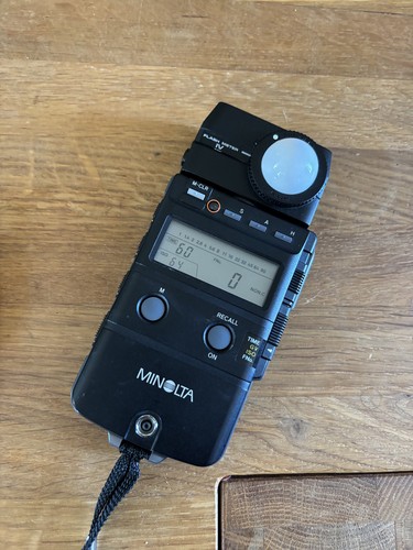 Minolta flash meter - flash, and