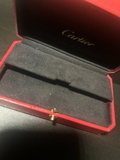 Cartier Empty Clip On Or Stud Earring Box Presentation Display Travel Case