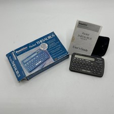 Franklin Pocket Thesaurus TMQ 100 Vintage Electronic Thesaurus - Boxed