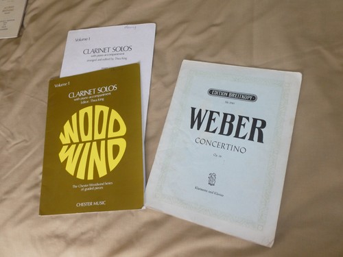 Clarinet solos vol t - clarinet,