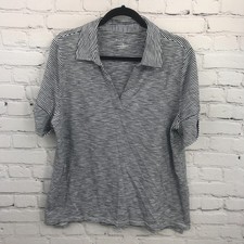 Talbots Top Womens 1X Black