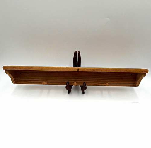 Vintage wooden wall shelf - vintage,